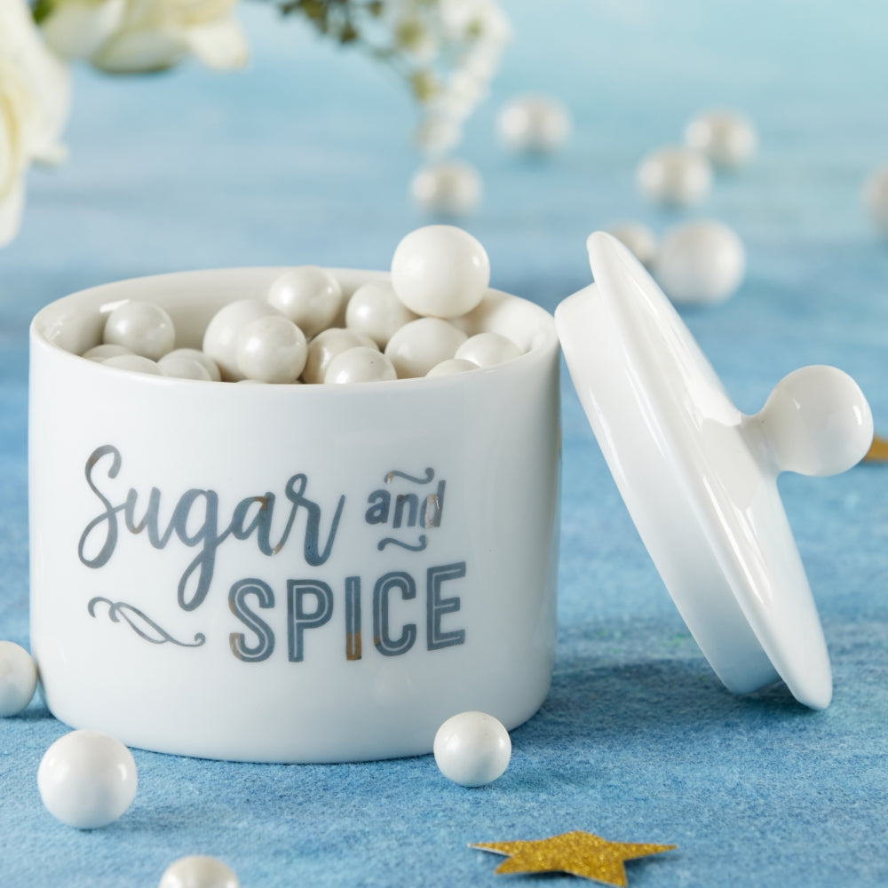 Sugar, Spice and Everything Nice Ceramic Sugar Bowl