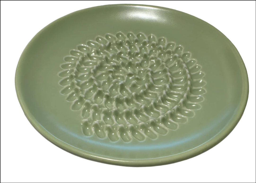 Aglio e Olio Grater & Dipping Plate - Sage Green
