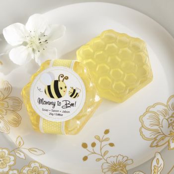 Mommy To Bee Honey Scented Honeycomb Soap (Set of 4)