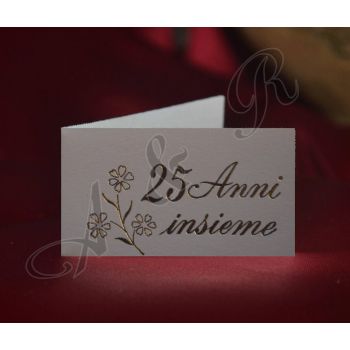25ANNI Italian 25th Anniversary Favor Tags