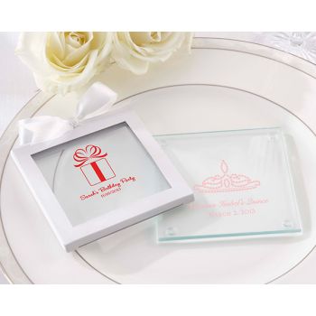 Personalized Glass Coaster - Birthday (Set of 12)