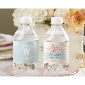 Personalized Water Bottle Labels - Kate's Rustic Bridal Collection