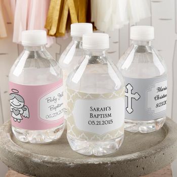 Personalized Religious Water Bottle Labels