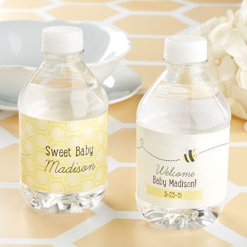 Kate's "Sweet as can Bee" Personalized Water Bottle Labels