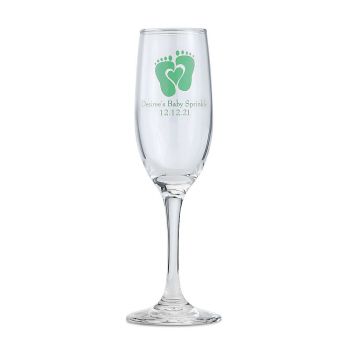 Personalized champagne glass flute - Baby