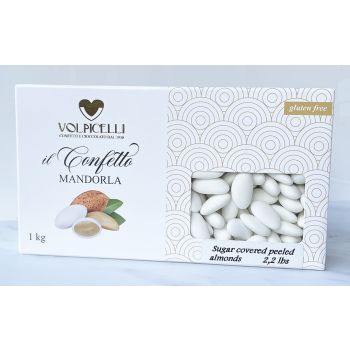 VOL100 Volpicelli Italian Imported White Peeled almonds Confetti Novia