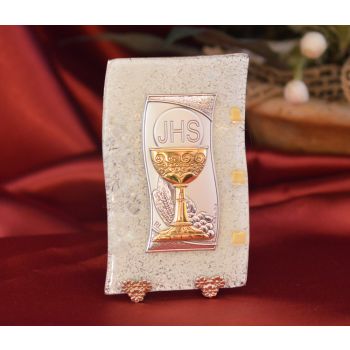 81MUR Made in Italy Chalice on a Murano Glass Stand 