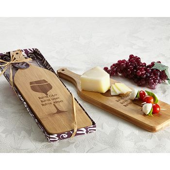 Buono Amici Wine Bottle Shaped Cheese/Appetizer Board