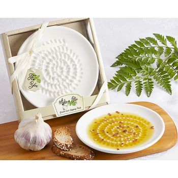 Aglio e Olio Grater & Dipping Plate