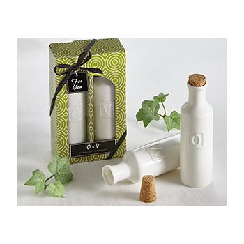 O+V Oil and Vinegar Bottle Cruet Set