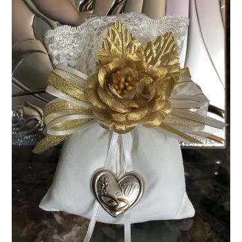 AF603 50th wedding anniversary italian favors bomboniere