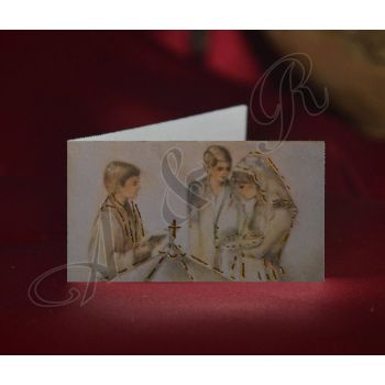B133 Italian Baptism Favor Tags Bigliettini