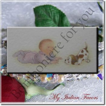 BFF2032 Italian Favor Tags Bigliettini Bomboniera