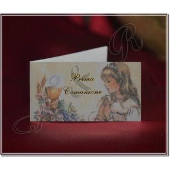C201 Italian Communion Favor Tag Bigliettino