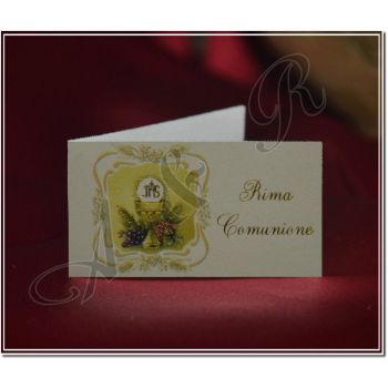 First Holy Communion Favor Tags Bigliettini