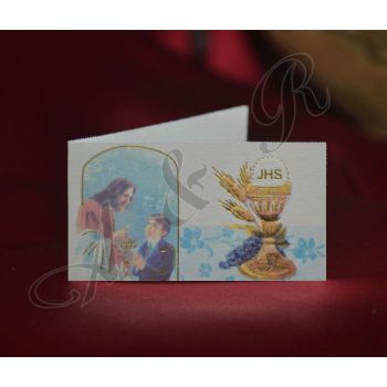 C276 First Communion Boy Favor Tags Bigliettini