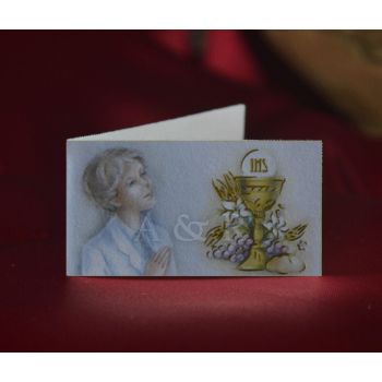 C291 First Communion Boy Favor Tags Bigliettini