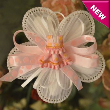 Baby Shower Bomboniere with baby pink dress