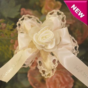 Italian Confetti Flowers with Craft satin Flower Wedding Favor