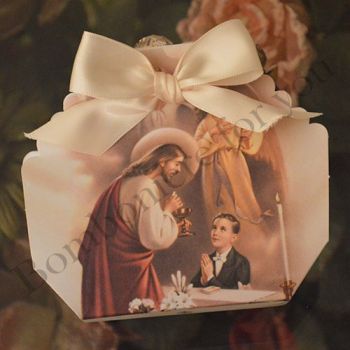 GB100B First Holy Communion Boy Favor Box