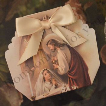 GB105G First Holy Communion Girl Favor Box