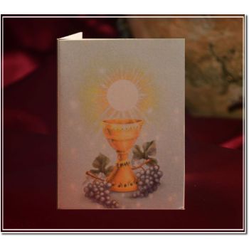 GL368 Italian First Communion Card Bomboniere
