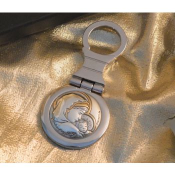 RL20KC Italian Mother and Child Icon Made in Italy Keychain 