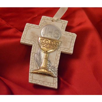 RL4300 First Holy Communion Hanging Cross Made in Italy 
