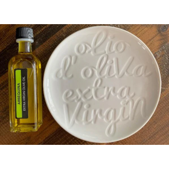 Olio d'Oliva Extra Virgin Dipping & Serving Plate