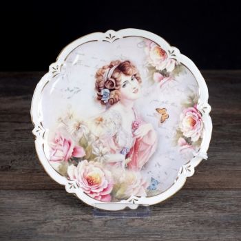 Bone China round platter 